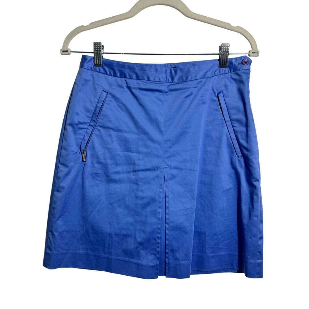 Ralph Lauren Golf Preppy Tenniscore Pickleball‎ Skort Skirt 4 Periwinkle Blue